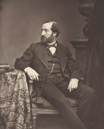 Émile Augier [francuski dramaturg], 187684. autorstwa Antoine Samuel Adam Salomon