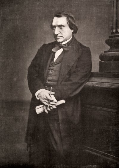 Ernest Renan, francuski filozof i pisarz, XIX wiek autorstwa Antoine Samuel Adam Salomon