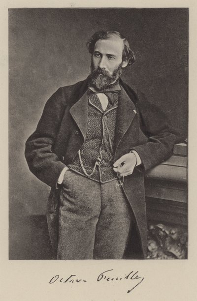 Octave Feuillet, francuski powieściopisarz i dramaturg (zdjęcie czarno-białe) autorstwa Antoine Samuel Adam Salomon