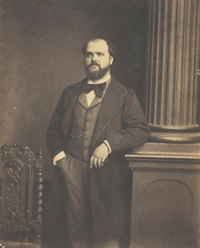 Człowiek stojący bez tytułu, en Face, 18551869. autorstwa Antoine Samuel Adam Salomon