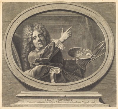Jean Jouvenet autorstwa Antoine Trouvain after Jean Baptiste Jouvenet