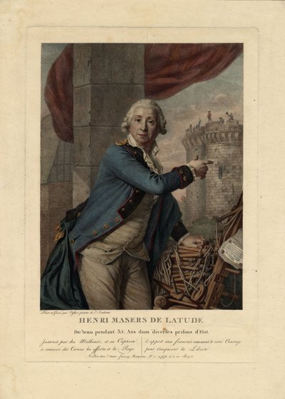 Portret Henri Masers de Latude 1725-1805, 1790 autorstwa Antoine Vestier