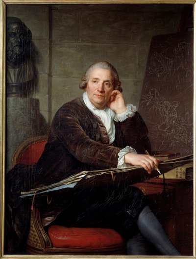 Portret malarza Gabriela Francois Doyena (1726-1806) Obraz Antoine Vestier (1740-1824) 1786 Nd. 1,3x0,96 m² autorstwa Antoine Vestier