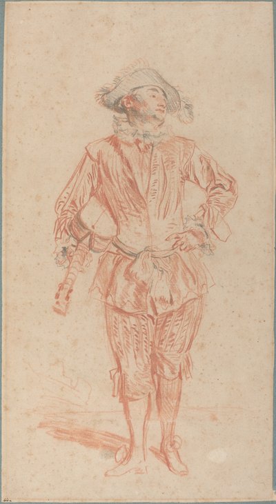 Mezzetin autorstwa Antoine Watteau