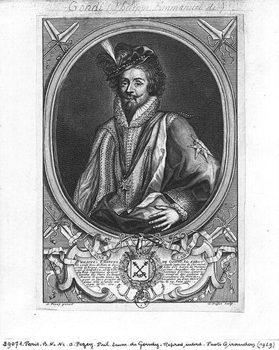 Philippe-Emmanuel de Gondi (1581-1662) markiz de Belle-Isle, ryty przez Claude