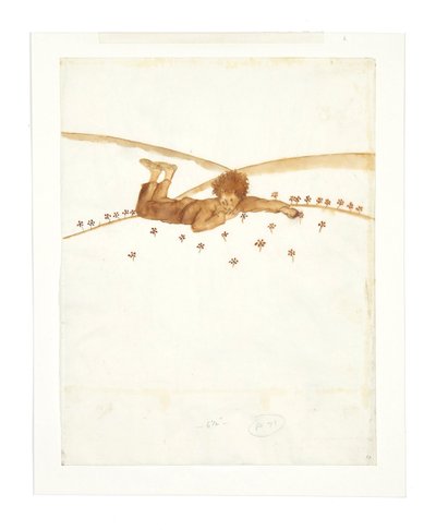 Ilustracja do noweli Mały Książę Le Petit Prince, 1942. autorstwa Antoine de Saint Exupéry