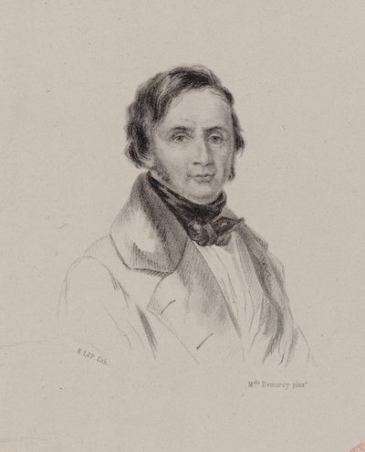 Portret pianisty i kompozytora Josepha Bernarda Woetsa 1783-1878 , c. 1830. autorstwa Antoinette Louise Demarcy