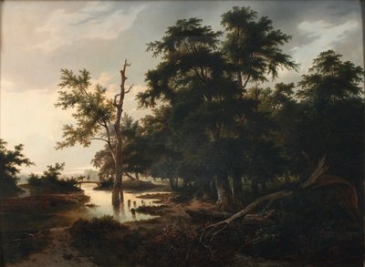 leśny krajobraz autorstwa Anton Altmann d. J.