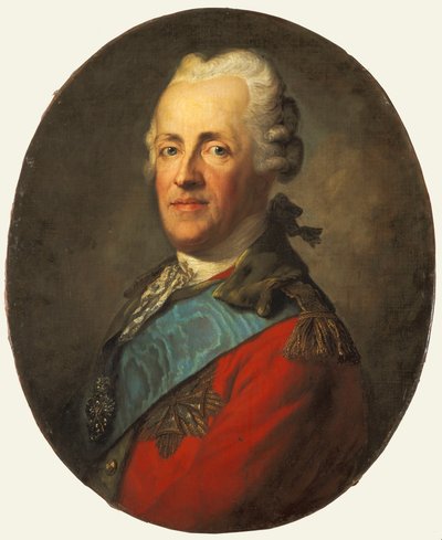 Portret księcia Karola z Saksonii autorstwa Anton Graff