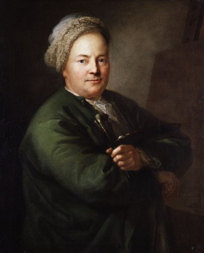 Malarz Christian Wilhelm Ernst Dietrich autorstwa Anton Graff