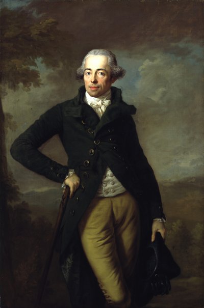 Henryk XIV Reuss Starszy (1749-1799) autorstwa Anton Graff