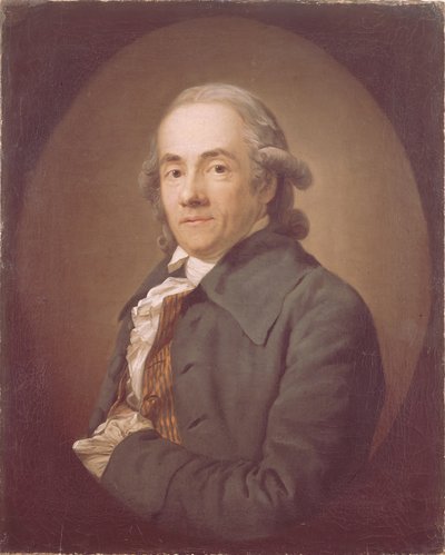 Portret Christiana Friedricha Vossa 1724-1795 autorstwa Anton Graff