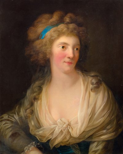 Księżniczka Fryderyka Charlotte z Prus 1767-1820, księżna Yorku i Albany. autorstwa Anton Graff