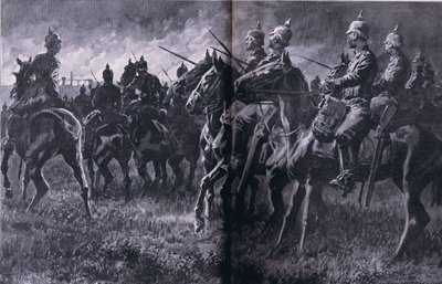 Pożar w kopalni w Libinie, z Ilustrowanej Historii Wojny Światowej 1914-1915 wyd. przez Union Berlagsefellfchaft autorstwa Anton Hoffman