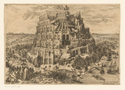 Wieża Babel autorstwa Anton Joseph von Prenner