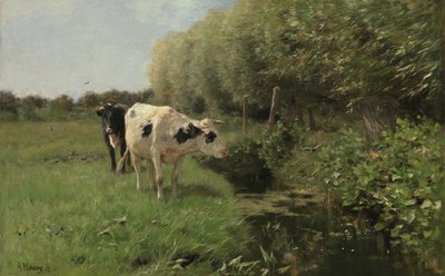 Krowy na pastwisku autorstwa Anton Mauve