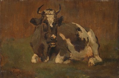 Leżąca krowa autorstwa Anton Mauve