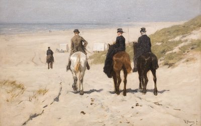 Poranna przejażdżka wzdłuż plaży autorstwa Anton Mauve
