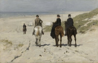 Poranna przejażdżka wzdłuż plaży autorstwa Anton Mauve