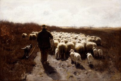 Powrót stada, autorstwa Anton Mauve