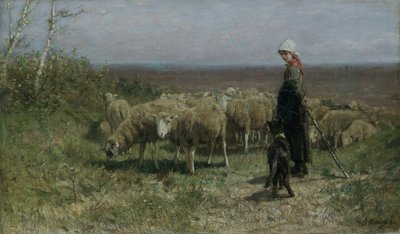 „Pasterka”, 1858-1888 autorstwa Anton Mauve