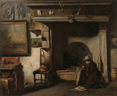 Pracownia malarza z Haarlemu Pietera Frederika van Os Pracownia malarza z Haarlemu Pietera Frederika van Os autorstwa Anton Mauve