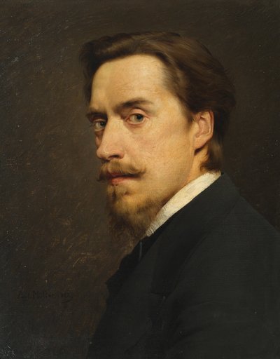 autoportret autorstwa Anton Muller
