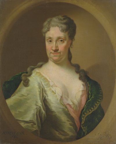 Portret Barbary Lutken (1664-1740), 1718 (patrz także 179058) autorstwa Anton Paulsen