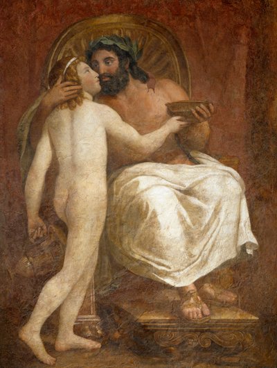 Jowisz całujący Ganimedesa — Anton Raphael Mengs autorstwa Anton Raphael Mengs