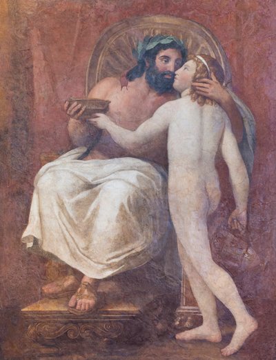 Jowisz i Ganimedes autorstwa Anton Raphael Mengs