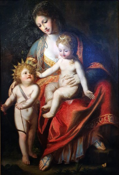 Latona z dziećmi Apollo i Dianą autorstwa Anton Raphael Mengs