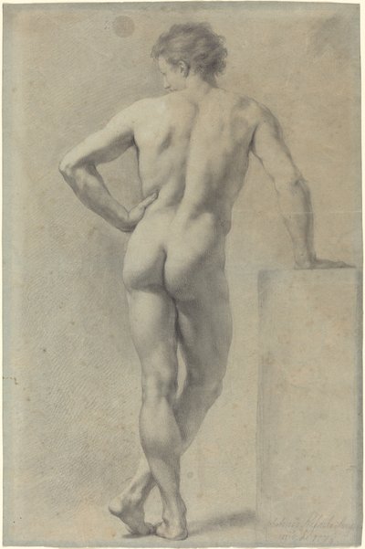Badanie nagości mężczyzny autorstwa Anton Raphael Mengs