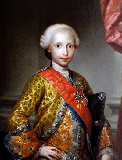 Portret Antoniego Pascuala z Borbon i Wettina (Dom) autorstwa Anton Raphael Mengs