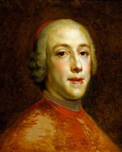 Portret Henry Benedict Marie Clement Edward Stuart, kardynał York, autorstwa Antona Raphaela Mengsa, około 1756 autorstwa Anton Raphael Mengs