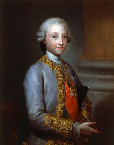 Portret Infante Gabriela z Hiszpanii (Portici autorstwa Anton Raphael Mengs