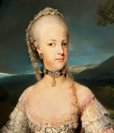 Portret Marii Karoliny Austrii (Mary Carolina, Maria Carolina) autorstwa Anton Raphael Mengs