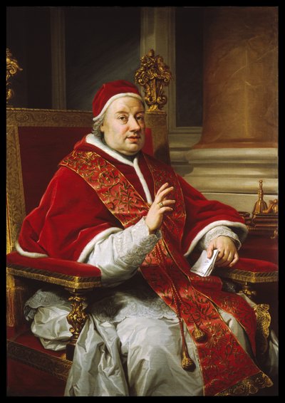Portret papieża Klemensa XIII autorstwa Anton Raphael Mengs