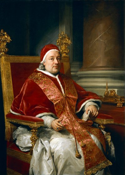 Portret papieża Klemensa XIII Rezzonico, autorstwa Antona Raphaela Mengsa autorstwa Anton Raphael Mengs