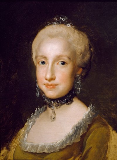 Portret infantki Marii Luizy z Bourbon, autorstwa Antona Raphaela Mengs autorstwa Anton Raphael Mengs