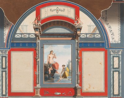 Mural rzymskiego domu na terenie Villa Negroni w Rzymie, Wenus i nimfa z erotkami. 1778 autorstwa Anton Raphael Mengs