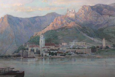Anton Reckziegel Widok na Dürnstein autorstwa Anton Reckziegel