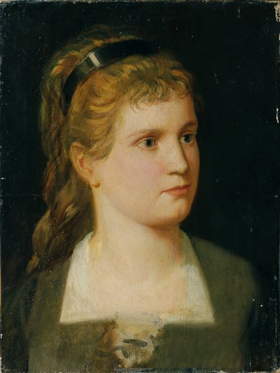 Popiersie siostrzenicy, Käthchen Winder autorstwa Anton Romako