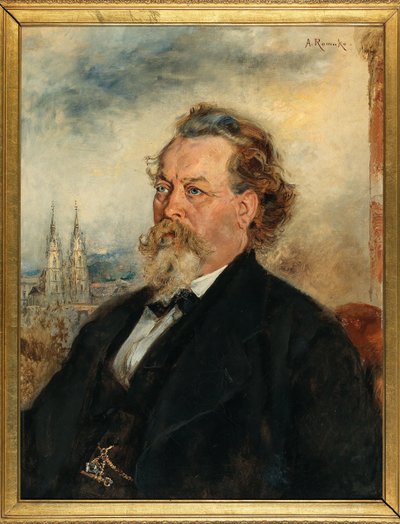 Portret architekta Wilhelma Büchera 1824-1888. autorstwa Anton Romako