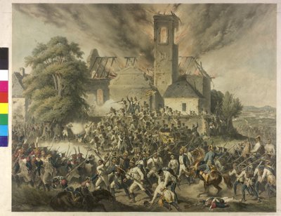Bitwa pod Aspern 1809 autorstwa Anton Strassgschwandtner