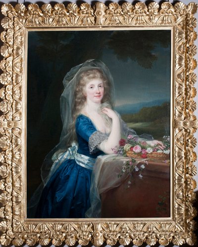 Portret Anny Pieri Brignole-Sale (Brignole Sale) (1765-1815) Obraz Antona von Maron (1733-1808) Geny, nowe muzea uliczne autorstwa Anton von Maron