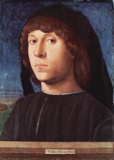 Portret młodego mężczyzny autorstwa Antonello da Messina