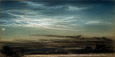 Zachód słońca i noctilucent chmura, 6 lipca 1885 autorstwa Frederick (attr. to) Barnard