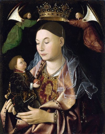 Dziewica z Dzieciątkiem autorstwa Antonello da Messina