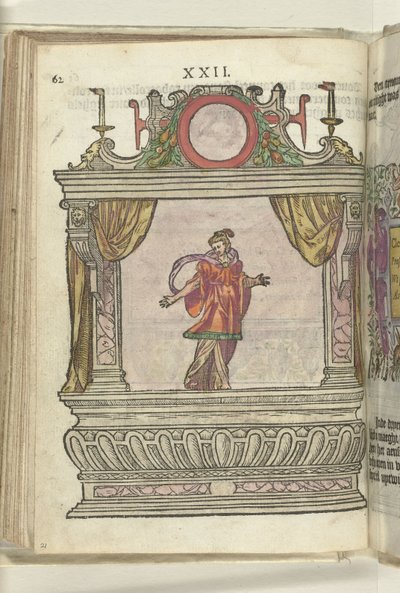 Scena z personifikacją łagodności (Klementia), 1578 autorstwa Antoni van Leest