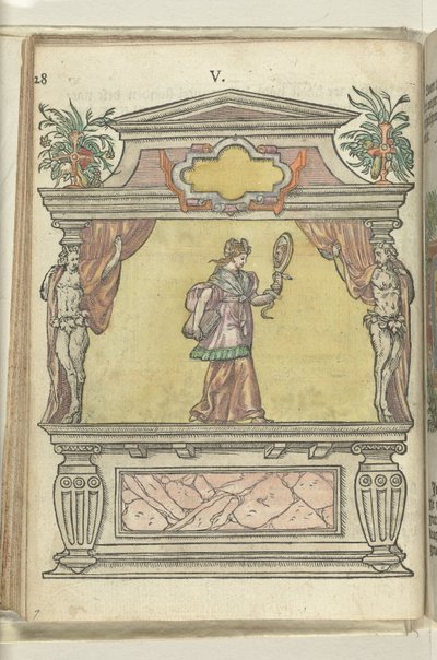 Scena z personifikacją Prawdy, 1578 autorstwa Antoni van Leest